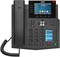VoIP-телефон Fanvil X5U имеет высокое качество, оснащен 3,5-дюймовым цветным дисплеем и 2,4-дюймовым боковым цветным дисплеем для кнопок DSS. В нем есть 16 SIP-линий, два порта гигабитного Ethernet, но адаптер питания не включен в комплект 1000032182