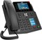VoIP-телефон Fanvil X5U имеет высокое качество, оснащен 3,5-дюймовым цветным дисплеем и 2,4-дюймовым боковым цветным дисплеем для кнопок DSS. В нем есть 16 SIP-линий, два порта гигабитного Ethernet, но адаптер питания не включен в комплект 1000032182