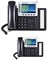 Набор из двух IP-телефонов Grandstream GXP2160 Enterprise с поддержкой до 6 линий, с ЖК-дисплеем размером 4,3 дюйма, функцией PoE и Bluetooth 1000032196