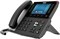 IP-телефон Fanvil X7C для офиса с большим 5-дюймовым цветным сенсорным экраном, поддержкой до 20 SIP-линий, двумя портами гигабитного Ethernet. В комплект не входит адаптер питания 1000032199