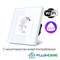 Имеется интеллектуальная встроенная розетка с поддержкой WiFi, модель FUJIHOME TW-WF1F-WT(CS), совместимая с голосовым помощником Алиса и приложением Smartlife. Она также оснащена функцией мониторинга потребления энергии, таймером и имеет белый цвет 1000032379