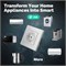 Умная розетка MOES Zigbee, выполненная в графитовом цвете, оснащена функцией таймера включения и имеет модельный номер ZK-SR-EU-GY-MS 1000032424