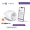 Умная розетка с технологией ZigBee позволяет отслеживать расход энергии и управлять устройствами с помощью голосовых помощников Яндекс Алисы, Сбер Салют, Google Home. Также поддерживается работа с устройствами, потребляющими до 16A 1000032445