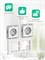 Двойная внутренняя розетка белого цвета с заземлением от Schneider Electric ATLASDESIGN, включая рамку на 2 поста ATN000143 1000032532