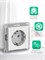 Белая розетка с заземлением от Schneider Electric, модель Systeme ATLASDESIGN, с механизмом Лотос ATN001343, номинальным током 16А. В упаковке 20 штук 1000032600