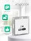 Schneider Electric AtlasDesign представляет розетку USB с двумя выходами: один силовой выход 5В/2,4 А и два дополнительных выхода 5В/1,2 А. Механизм розетки выполнен в белом цвете. Модель ATN000139 1000032621