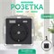 Черная розетка USB Systeme Electric с заземлением ATLASDESIGN ATN001032 1000032634