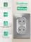 Двойная внутренняя розетка Systeme (Schneider) Electric Blanca без заземления, без защитных крышек, с алюминиевым корпусом, номинальным током 16А и номинальным напряжением 250В, модель BLNRS000023 1000032666