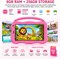 Планшет Oteeto TAB76 с 7-дюймовым HD IPS-дисплеем, 6 ГБ ОЗУ, 256 ГБ памяти, Android 15, четырехъядерным процессором, аккумулятором 4000 мАч, противоударным чехлом из EVA-материала, Wi-Fi, обучающий планшет для детей – розовый 1000032983