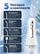 Профессиональный портативный ирригатор для полости рта Water Flosser c 5 насадками для чистки зубов, брекетов, языка, десен 1000033140