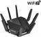 Маршрутизатор ASUS RT-BE96U BE19000 Tri-band WiFi 7: полоса пропускания 320 МГц, модуляция 4096-QAM, многоканальный режим работы (MLO), два порта 10G, бесплатная сетевая безопасность и расширенные функции VPN — черный 1000033456