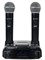 Микрофоны SkyDisco MIC-WL25 без проводов предназначены для караоке и организации мероприятий, работают от аккумулятора 1000033874