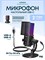 Настольный микрофон UGREEN CM581 (65629) USB-C Desktop Microphone с RGB подсветкой и функцией шумоподавления, выполнен в сером цвете 1000033908