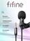 Черный микрофон для гарнитуры Fifine Headset Lav Mic С1 1000033910