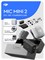 Петличный микрофон DJI Mic Mini 2 в черно-сером цвете с двумя передатчиками, одним приемником и зарядным кейсом 1000034053