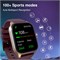 Смарт-часы Fastrack Astor FS1 Pro, 1,97-дюймовый AMOLED-дисплей, Bluetooth-звонки, более 100 спортивных режимов, мониторинг SpO2 и сердечного ритма, функция женского здоровья, защита IP68, до 5 дней работы от батареи, функциональная заводная головка 1000034100