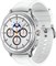 Samsung Galaxy Watch8 Classic White, Bluetooth, 46 мм, смарт-часы, дизайн «подушка», вращающийся безель, кнопка быстрого доступа, 3-нм процессор, тренировки сна, тренировки бега 1000034124