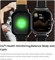 Умные исламские часы iQibla Qwatch S3 с большим HD-экраном 2,04 дюйма, воспроизведением Корана, указанием направления Киблы, напоминаниями о времени молитвы, поддержкой беспроводных наушников TWS, мониторингом здоровья и защитой IP67 (черные) 1000034163