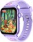Детские умные часы KiddoTime с играми, аудиокнигами и карточками для обучения, 1,83-дюймовым IPS-дисплеем, датчиком сердечного ритма, водонепроницаемостью IP67, 1 ГБ памяти, силиконовым ремешком (фиолетовый) 1000034225