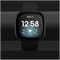 Fitbit Versa 3, умные часы для здоровья и фитнеса с GPS, круглосуточным измерением пульса, голосовым помощником и временем автономной работы до 6+ дней, черный/черный алюминиевый корпус 1000034249