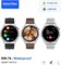Водонепроницаемые смарт-часы HainoTeko RW-78 с AMOLED-дисплеем, Bluetooth-звонками, 10 днями автономной работы, 3 парами ремешков и зарядным кабелем, подходят для женщин и мужчин (серебристый) 1000034289
