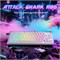 Проводная игровая клавиатура ATTACK SHARK R85 HE 75% с кабелем C01ULTRA LED, магнитными переключателями, 5 слоями, многофункциональным программным обеспечением, RGB-подсветкой, регулятором, частотой обновления 8000 Гц, технологией RT 0,005 мм (контурный б 1000036672