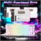 Проводная игровая клавиатура ATTACK SHARK R85 HE 75% с кабелем C01ULTRA LED, магнитными переключателями, 5 слоями, многофункциональным программным обеспечением, RGB-подсветкой, регулятором, частотой обновления 8000 Гц, технологией RT 0,005 мм (контурный б 1000036672