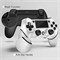 Комплект из двух контроллеров AceGamer для PS4? Беспроводной контроллер для PS4/Pro/Slim/PC? Геймпад-джойстик с функцией Turbo/кнопкой Back/двойной вибрацией/6-осевым гироскопом/сенсорной панелью (черно-белый) 1000036684