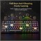Механическая игровая клавиатура Redragon K552-RGB с арабским и английским языками, подсветкой, проводная, с защитой от пыли и переключателями для ПК под управлением Windows (черная, 87 клавиш, красные переключатели) 1000036722