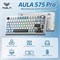Беспроводная игровая клавиатура AULA S75 PRO с экраном и регулятором, трехрежимная клавиатура с возможностью горячей замены клавиш (75%), переключатели Astral, RGB-подсветка, колпачки клавиш из PBT-пластика с боковой печатью, приятное звучание (G Blue) 1000036743