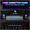 Беспроводная механическая игровая клавиатура Aula F75 MAX с интеллектуальным дисплеем и регуляторами, 75% клавиатура с возможностью горячей замены переключателей, RGB-подсветка, предварительно смазанные линейные переключатели, колпачки клавиш из PBT-пласт 1000036776