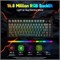 Беспроводная механическая игровая клавиатура Aula F75 MAX с интеллектуальным дисплеем и регуляторами, 75% клавиатура с возможностью горячей замены переключателей, RGB-подсветка, предварительно смазанные линейные переключатели, колпачки клавиш из PBT-пласт 1000036776