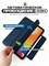 Чехол для iPad 11 2025 A16 (11'') и iPad 10 2022 (10,9'') представлен в тёмно-синем цвете и имеет полупрозрачную матовую заднюю панель, которая не оставляет отпечатков пальцев. Кроме того, в комплекте идёт защитная плёнка в подарок 1000036845
