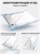 Чехол изготовлен для планшетов HUAWEI MatePad 11.5 2023/2024/2025/2026, MatePad air 11.5, MatePad 11.5 S 2024/2025. Он выполнен из экологически чистого материала, который легкий и тонкий, при этом мягкий. Кроме того, чехол имеет два слоя защитной пленки 1000037112