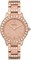 Женские часы Fossil Jesse с кристаллами и регулируемым браслетом из нержавеющей стали 1000037202