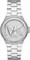 Женские часы Michael Kors Lennox Three Hands Chronograph из нержавеющей стали, корпус 37 мм, браслет из нержавеющей стали, цвет розовое золото/серебро, Misura Unica, MK7234 1000037381