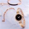 Набор MAKINGTEC Elegante: часы и браслет для женщин, часы и браслет с блестками и кристаллами, из нержавеющей стали, наручные часы и 3 браслета для девочек. Подарок на выпускной 1000037456