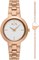 Женские аналоговые наручные часы Armani Exchange AX7175SET Jackie, размер корпуса 36 мм, цвет розовое золото 1000037504