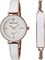 Женские часы-браслет Anne Klein с циферблатом, украшенным натуральными бриллиантами, в комплекте с браслетом, AK/3620 1000037526