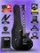 Гитара Les Paul Fabio LP02 BK (H/H) с полным комплектом (PREMIUM, черный цвет) - отличный выбор для новичков в мире электрогитары 1000037816