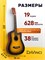 В комплекте с акустической гитарой DAVINCI DF-100C SB PACK идет 11 предметов 1000037836