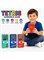 Миниатюрная портативная игровая консоль TETRIS для детей, классическая игрушка-консоль с кубиками, портативное ретро-игровое устройство с ЖК-экраном, красного, синего и зеленого цветов, забавная развивающая игрушка в подарок для мальчиков и девочек 1000039747