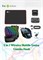 Игровой комплект Sunshine Trade World M1 Pro+ Wireless Game 5-в-1 для мобильных игр: RGB-клавиатура, RGB-мышь, коврик для мыши, подставка для мобильного телефона и USB-приемник – набор для мобильных игр с клавиатурой и мышью для PUBG, Free Fire, Call of D 1000039774
