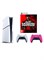 Игровая консоль Sony PlayStation 5 Slim Disc с дополнительным розовым контроллером и игрой Call of Duty: Modern Warfare III в комплекте 1000040115