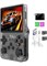 Портативная игровая консоль TIGER R36S с 3,5-дюймовым IPS-экраном, предустановленной системой эмуляторов, 16 ГБ встроенной памяти + 64 ГБ памяти для карты памяти, портативный ретро-плеер, прозрачно-черный цвет. 1000040186