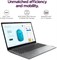 Ноутбук Lenovo Ideapad 1i 15,6" Full HD, процессор Intel Core i5-1335U 13-го поколения, 16 ГБ ОЗУ, SSD 256 ГБ, графика Intel Iris Xe, Windows 11 Home, английская клавиатура, цвет «Облачно-серый» 1000028036