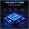 Ноутбук HP i7 с сенсорным экраном, 10-ядерный Intel Core i7-1355U (до 5 ГГц, превосходит Core 7 160U), 16 ГБ ОЗУ, 1 ТБ SSD, 15,6-дюймовый Full HD дисплей, графика Intel Iris Xe, Windows 11 Pro, Wi-Fi 6 с аксессуаром GM. Ноутбук для бизнеса и игр 1000040255