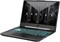 Ноутбук ASUS TUF Gaming A15, 15,6-дюймовый FHD IPS-дисплей с частотой 144 Гц, процессор AMD Ryzen 7 170, 8 ГБ оперативной памяти DDR5, SSD-накопитель 512 ГБ, видеокарта NVIDIA GeForce RTX 3050 4 ГБ, клавиатура с RGB-подсветкой, цвет: графитово-черный 1000040256