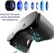 3D VR-гарнитура для iPhone и Android, регулируемые очки виртуальной реальности с контроллером, совместима с телефонами с диагональю экрана от 5,0 до 7,0 дюймов, линзы HD с защитой от синего света, удобная обивка из искусственной кожи — идеально подходит д 1000040345