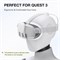 Силиконовая лицевая накладка APEXINNO VR для оригинальной гарнитуры Meta Quest 3, аксессуар-маска для Oculus Quest 3 (белая) (YZL005-WH) с доставкой по Душанбе, по Худжанду, по Бохтару и по всему Таджикистану. 1000040465